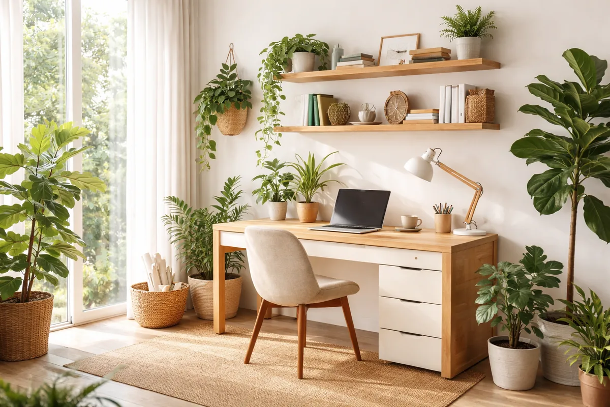 Aménager un espace de travail à domicile durable