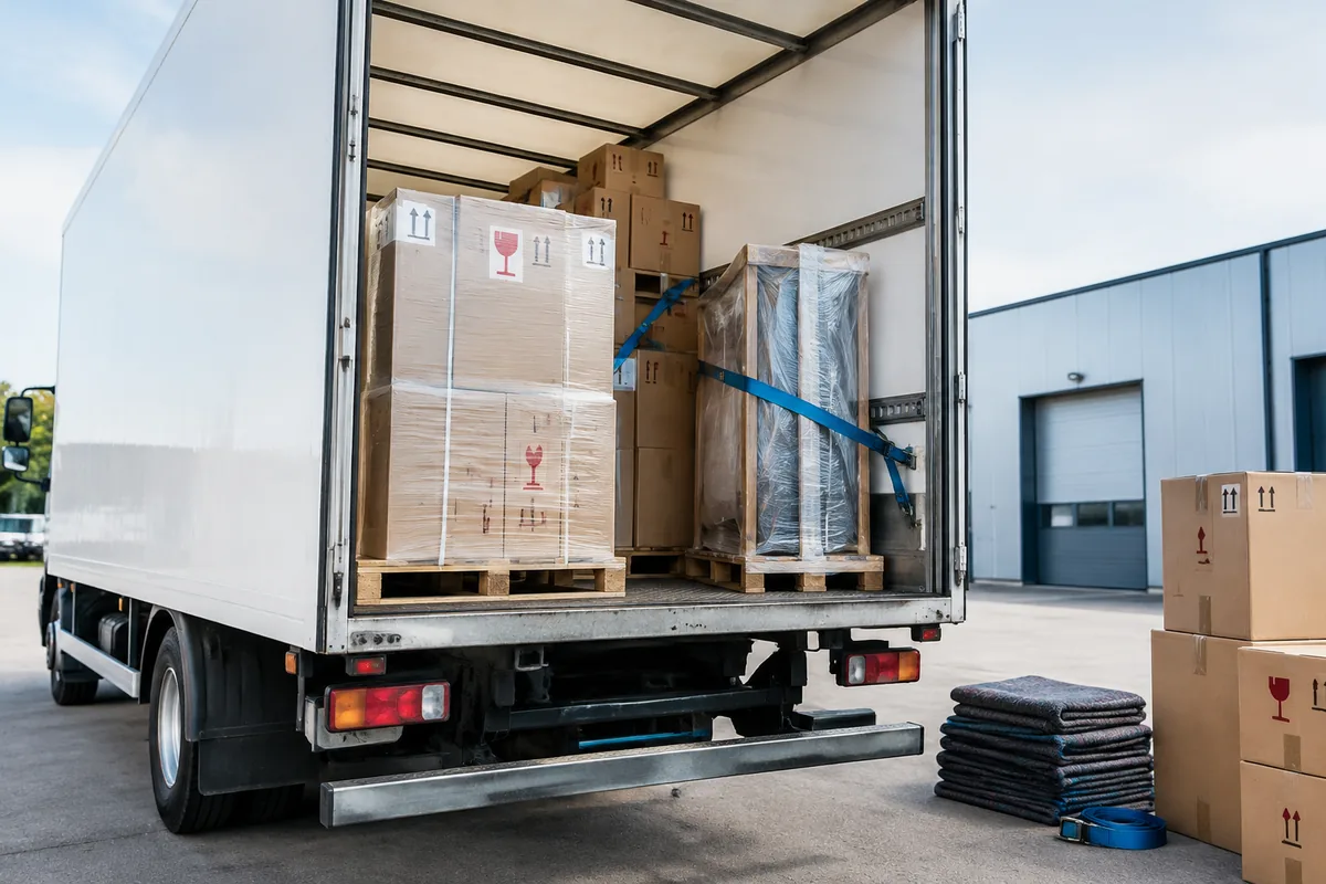 Comment préparer un camion pour transporter des marchandises fragiles