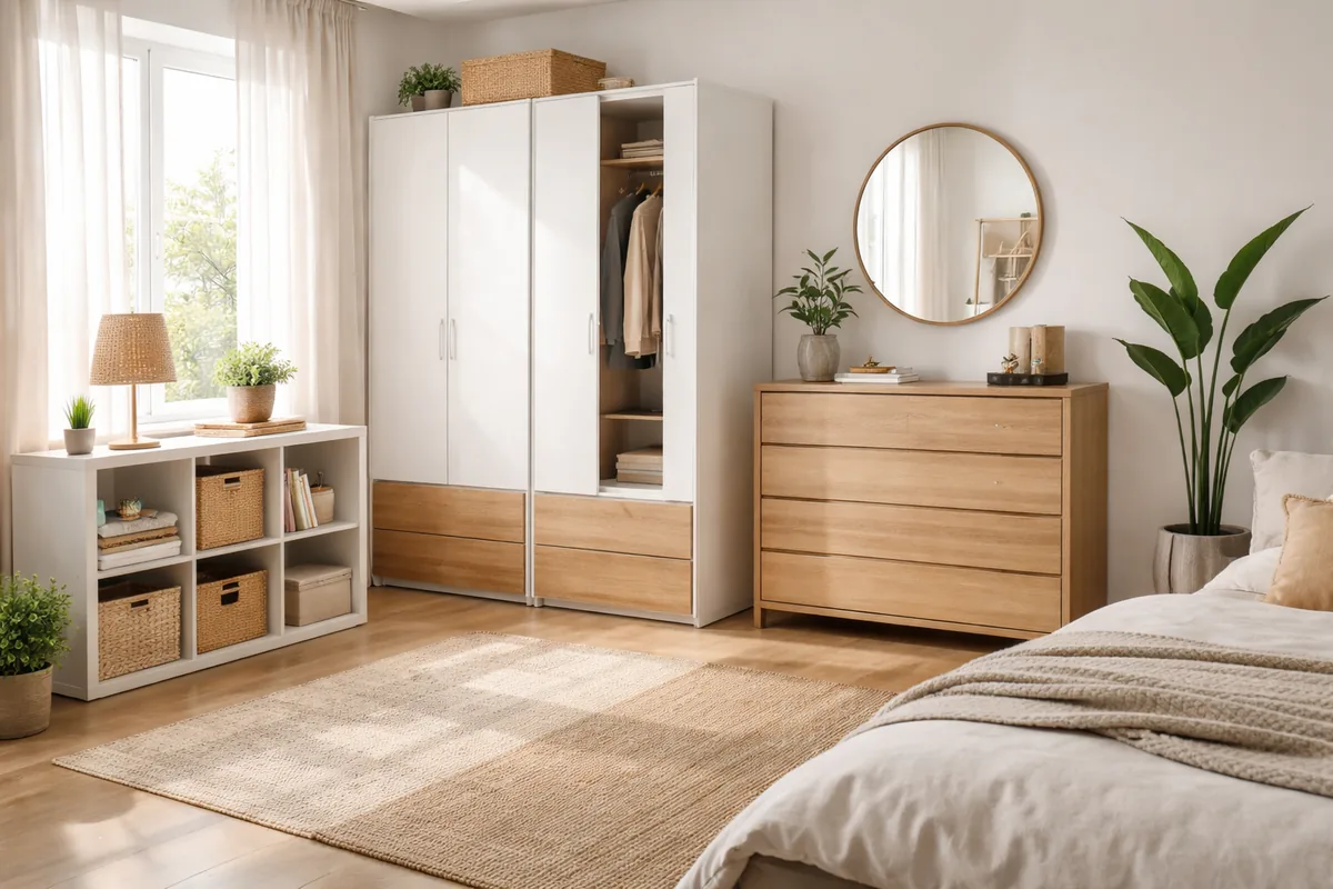 Comment choisir un meuble de rangement pour une chambre de 12 m²