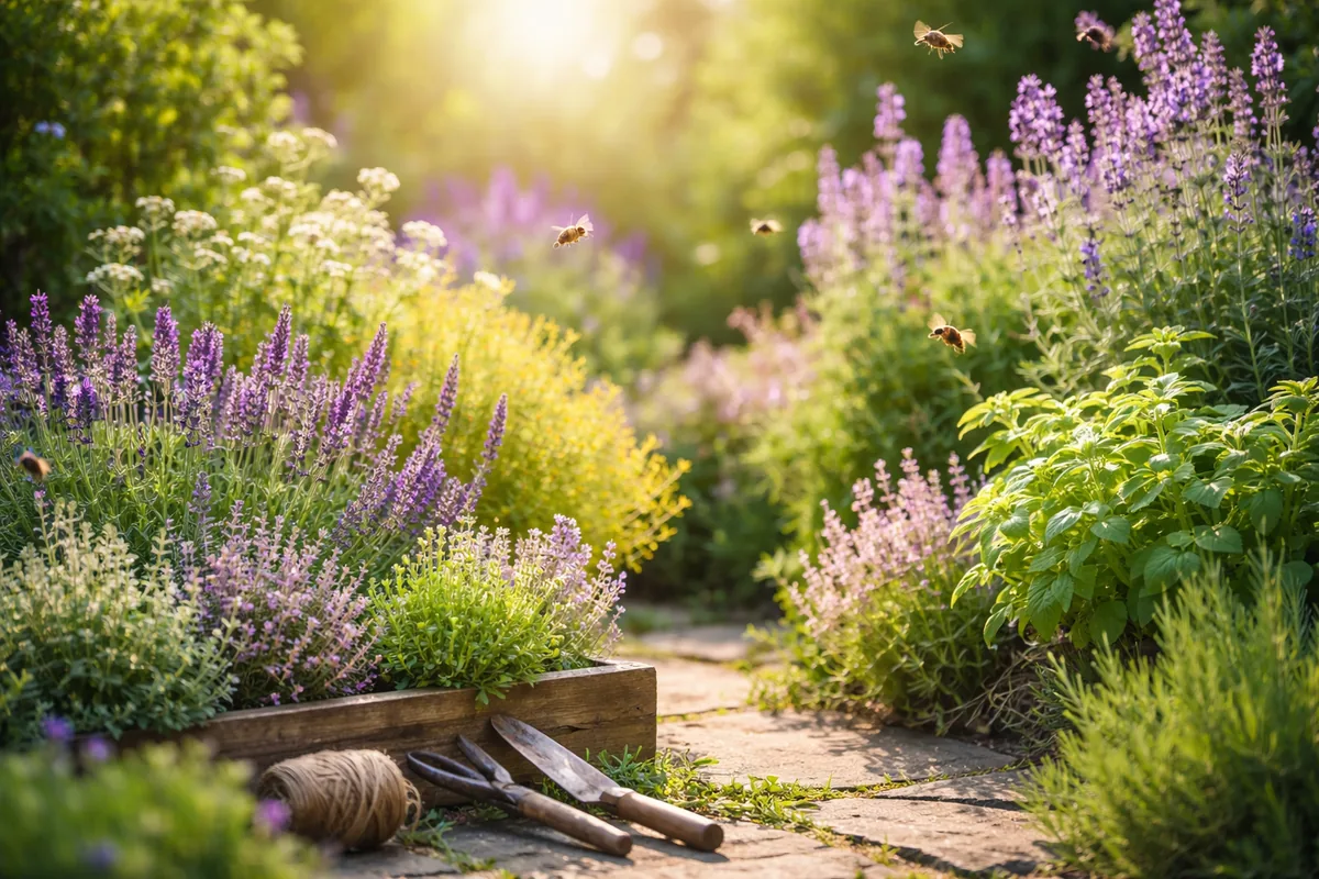 Créer un jardin aromatique : un refuge pour les abeilles et les jardiniers