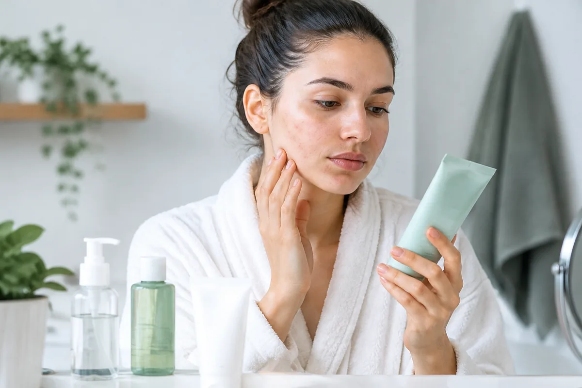 Comment choisir un nettoyant visage pour une peau à tendance acnéique ?