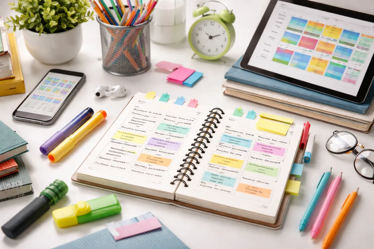 Comment créer un planning de révisions pour le Bac et le Brevet avec des outils gratuits